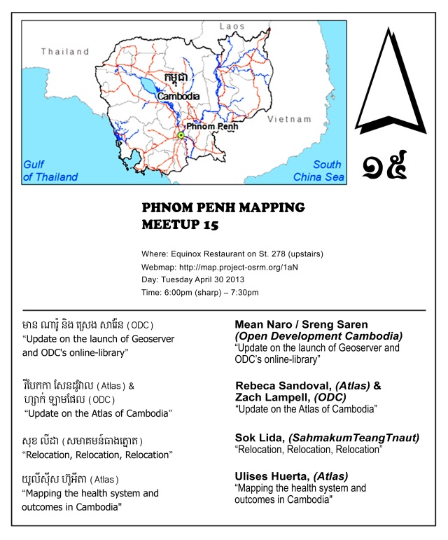 Phnom Penh MapMeetup15_Tuesday April 30 2013 copy